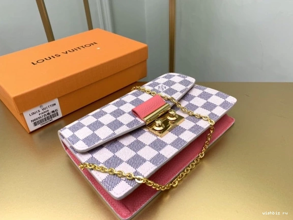 WIS WALLET CHAIN CROISETTE VUITTON LOUIS 1110